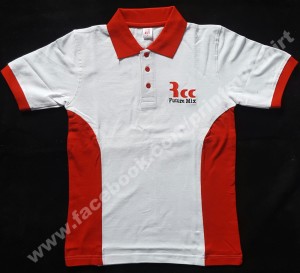 Cotton Polo t.shirts in two color combination with logo embroidery, Sk-tshirts