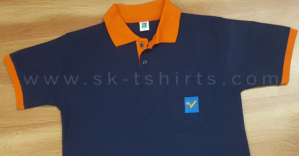 Factory uniform polo tshirt with logo printing, Sk-tshirts