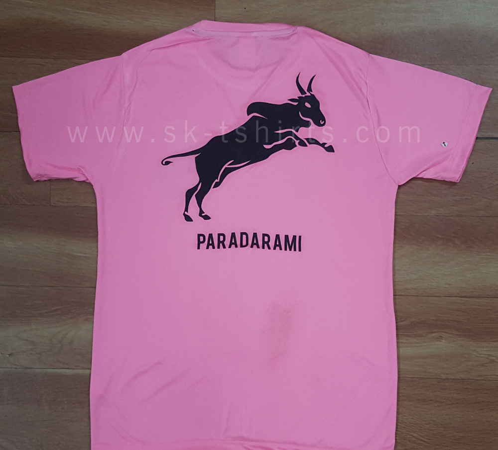 Custom Round neck Tshirt in jersey for Jallikattu, Sk-tshirts