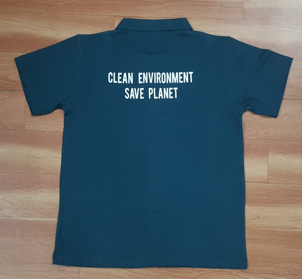 Custom collar tshirt in cotton
