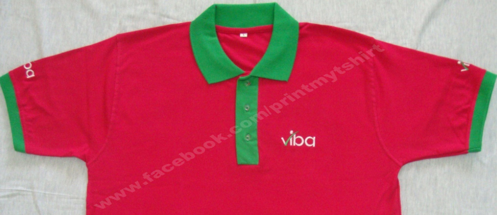 Order Collar tshirt in bulk with company name/logo printing, Sk-tshirts