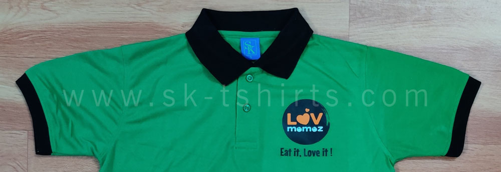 Poly-cotton Uniform T-shirt manufacturer with logo printing, Sk-tshirts