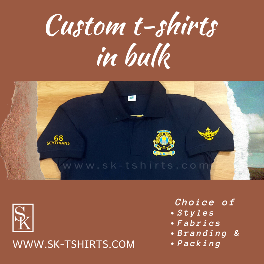 Best place to order Custom   t-shirts in bulk with logo printing?, Sk-tshirts