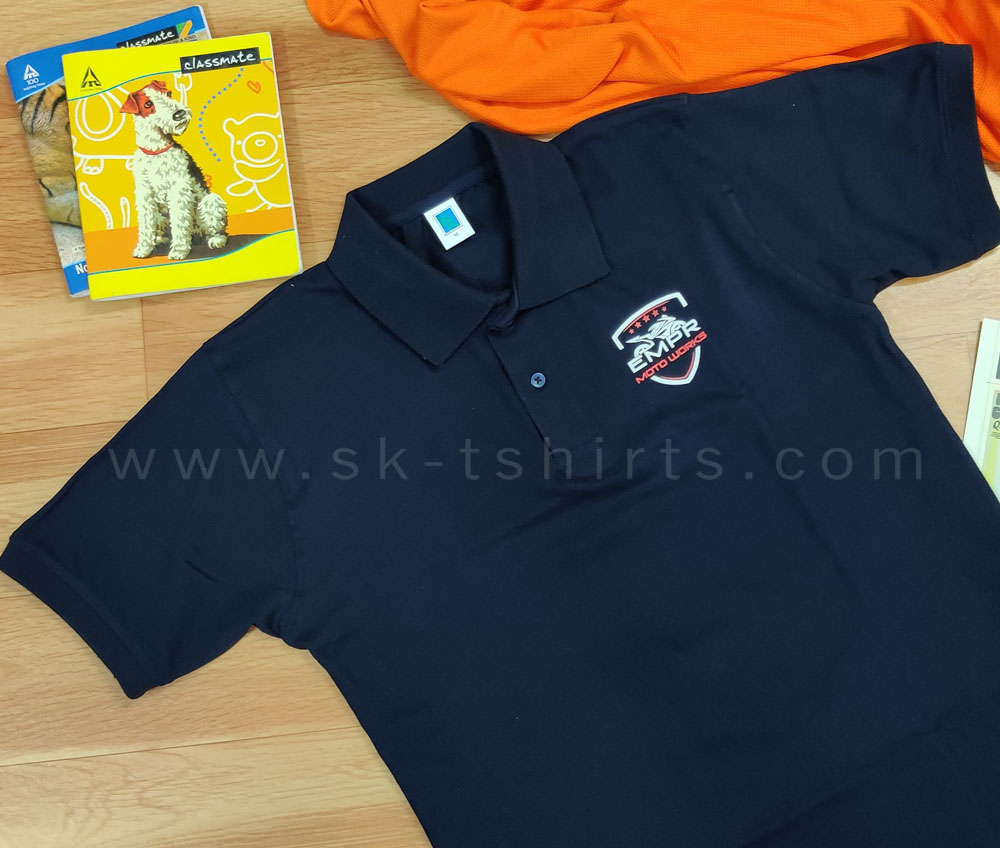 Manufacturer of Custom       t-shirts with logo for factory uniforms, Sk-tshirts