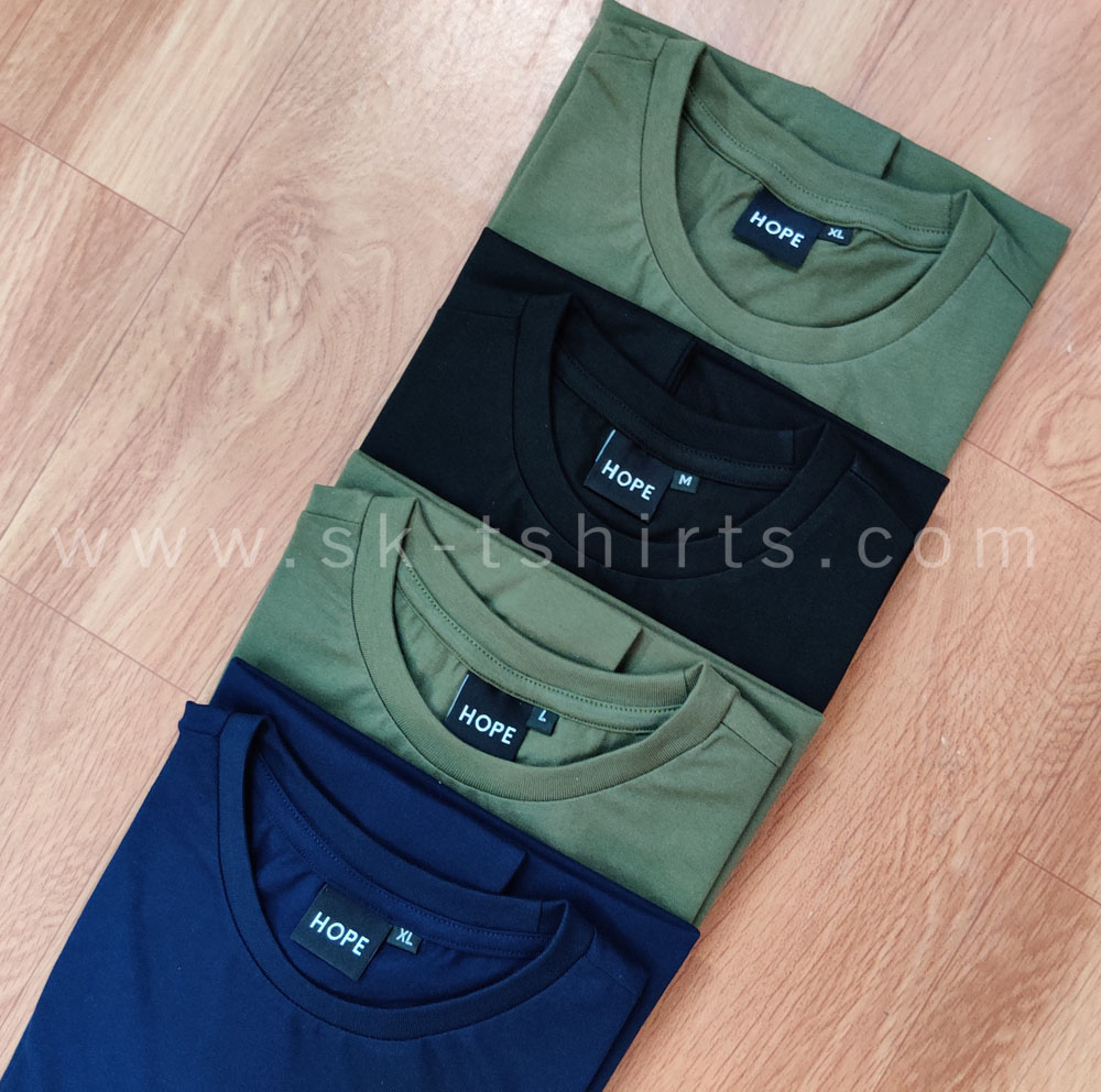 Best Cotton Round Neck        t-shirts Manufacturer in Tirupur, Sk-tshirts