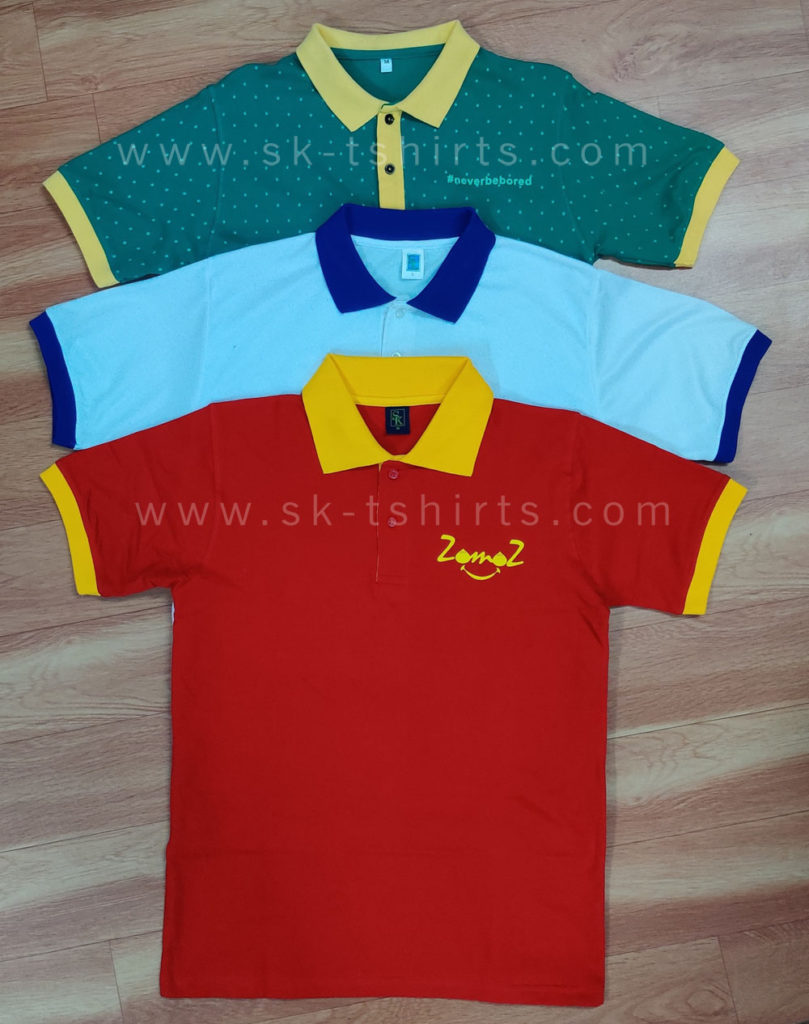 First Quality Cotton Polo       t-shirt with custom printing for uniform purpose., Sk-tshirts