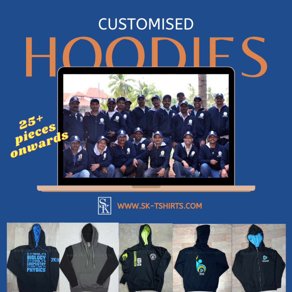 customised hoodies, customised pullovers, custom made hoodies, custom made pullovers, customised sweat shirts, custom printed sweat shirts, personalised hoodies in bulk, hoodies manufacturer,